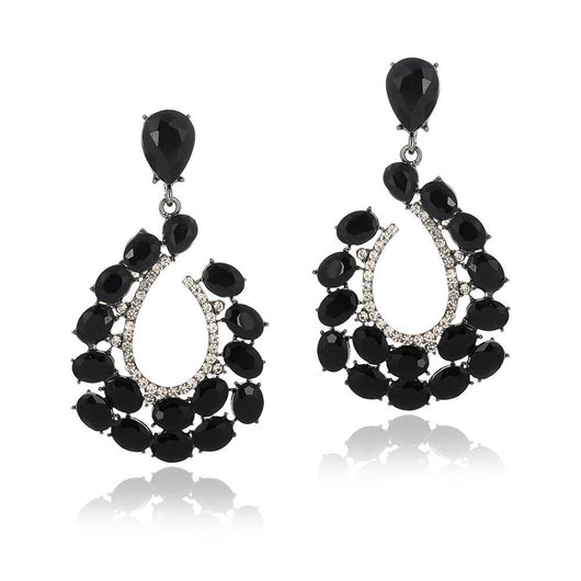 Aretes de Cristal para Mujer Aleación de Zinc Estilo Europeo Americano - Image 5