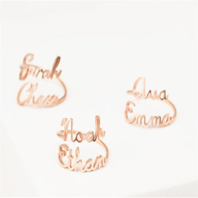 Anillo Personalizado de Acero Inoxidable con Letras - Image 12