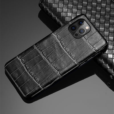 Funda Protectora de Cuero Integral Antigolpes para Teléfono