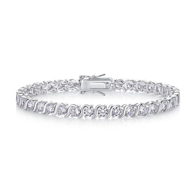 Pulsera de Plata 925 con Cierre Signo Zodiacal y Incrustaciones de Lujo - Image 9