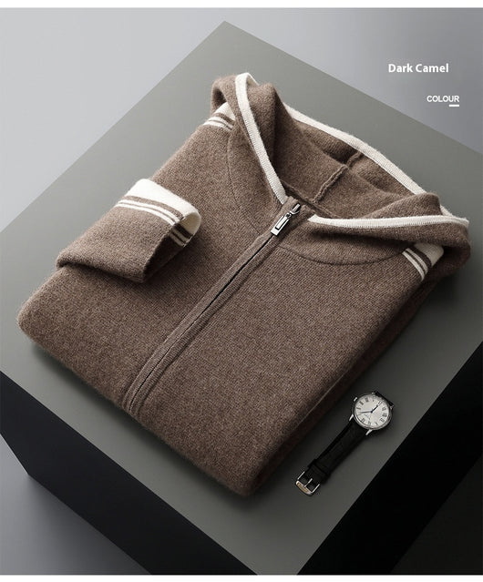 Cardigan Deportivo con Capucha y Combinación de Colores - Image 7