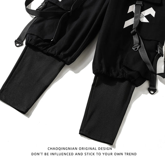 Pantalones Cargo Funcionales Desmontables Tendencia Street Wear - Image 8
