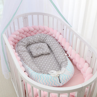 Cuna Portátil Plegable con Colchón Desmontable y Lavable - Diseño Ergonómico Antipreión - Image 10