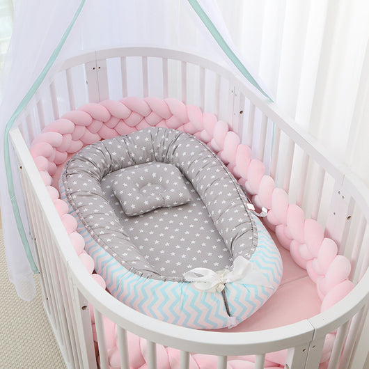 Cuna Portátil Plegable con Colchón Desmontable y Lavable - Diseño Ergonómico Antipreión - Image 10