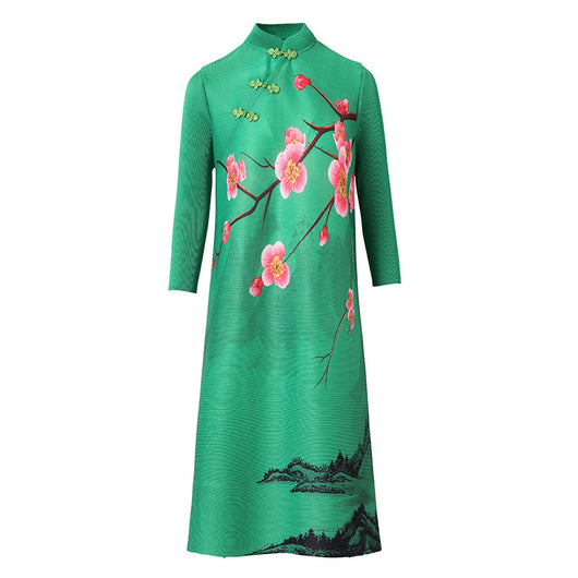Vestido Rojo Estilo Western con Estampado Vintage - Efecto Rejuvenecedor - Image 9