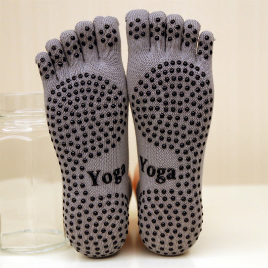 Calcetines Deportivos de Algodón con Dedos Separados Antideslizantes - Image 14