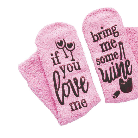 Calcetines de Algodón Coral con Estampado de Letras para Mujer - Image 18