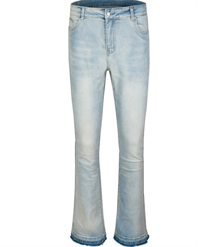 Jeans Slim Fit Flare Desgastados Trendy para Hombre - Image 3