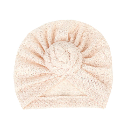 Gorro de Bebé Waffle Liso con Elástico Ajustable - Image 8