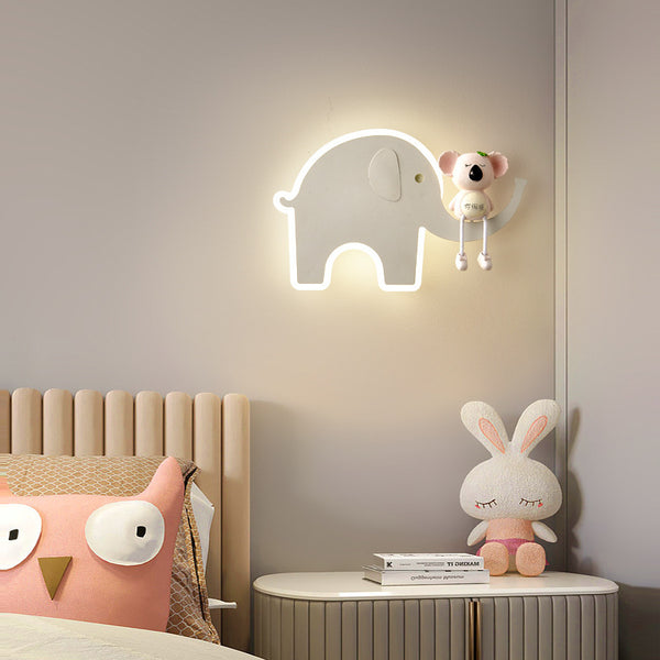 Lámpara de Pared Infantil con Protección Ocular - Diseño Divertido para Niños y Niñas