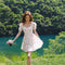 Vestido Floral Francés de Verano con Bordado Artesanal para Mujer