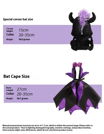 Disfraz de Demonio para Mascotas - Capa y Cuernos Halloween - Image 10