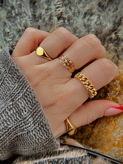 Anillo de Perla de Agua Dulce y Circón Delicado - Image 5