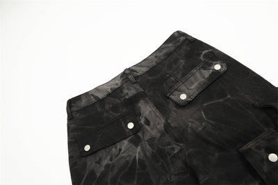 Pantalones Cargo Denim de Pierna Ancha para Hombre - Image 12