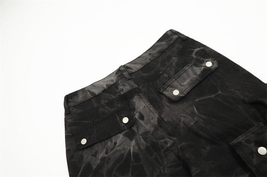 Pantalones Cargo Denim de Pierna Ancha para Hombre - Image 12