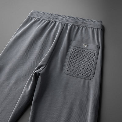 Pantalones Deportivos Casual de Lujo con Bordado de Marca y Tobillo Ajustable - Image 19