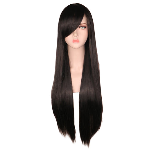 Peluca de Cabello Liso Largo con Base de Malla Mate - Image 11