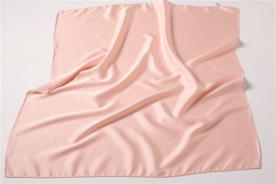 Pañuelo de Seda Liso con Amarre para Cabello - Image 34