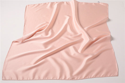 Pañuelo de Seda Liso con Amarre para Cabello - Image 34