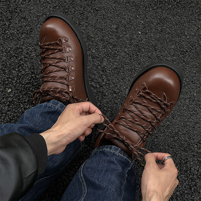 Zapatos de Cuero Británicos para Hombre - Estilo Moderno y Atrevido - Image 3