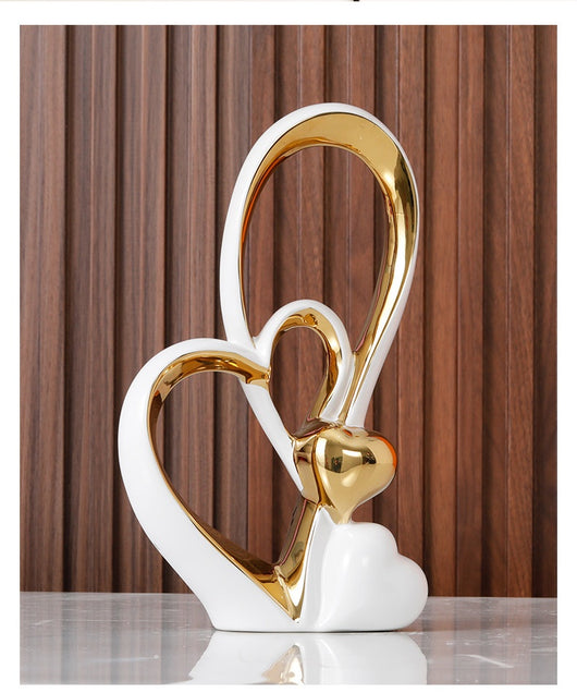 Adorno Decorativo de Corazón para Parejas - Ornamento de Lujo para Bodas y Hogar - Image 18