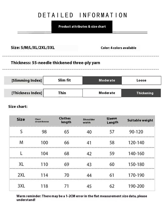 Suéter Grueso para Hombre Cuello Redondo Tejido Base - Image 10