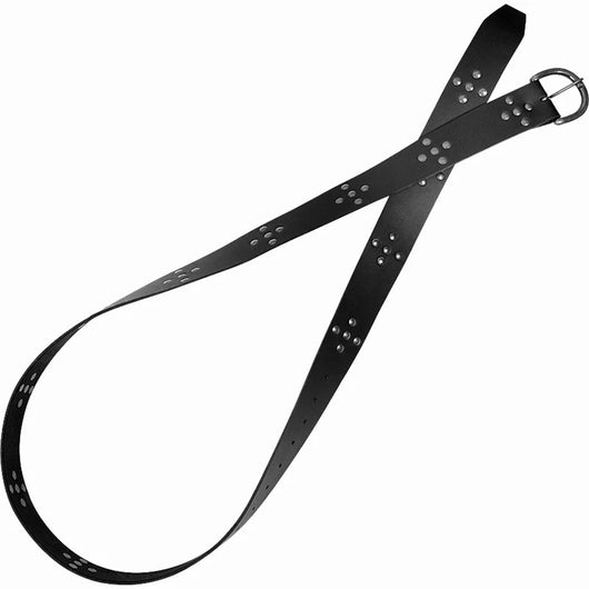 Cinturón de Cuero Nudo Pirata con Remaches - Estilo Nórdico Rogue - Image 10