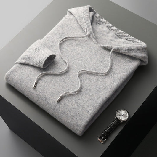 Conjunto Deportivo Lana Pura Hombre: Sudadera sin Costuras y Pantalón Tejido con Cordón - Image 2