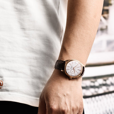 Reloj de Cuarzo con Correa de Cuero
