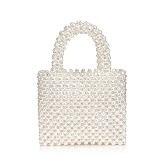 Bolso de Mano Elegante con Perlas - Estilo Europeo Multiuso