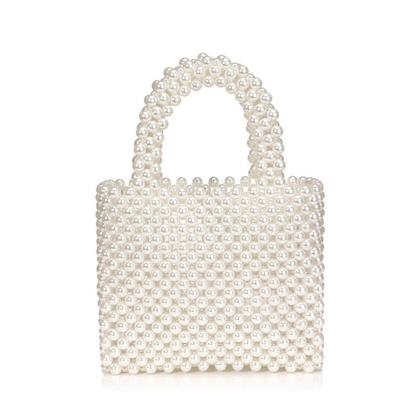 Bolso de Mano Elegante con Perlas - Estilo Europeo Multiuso