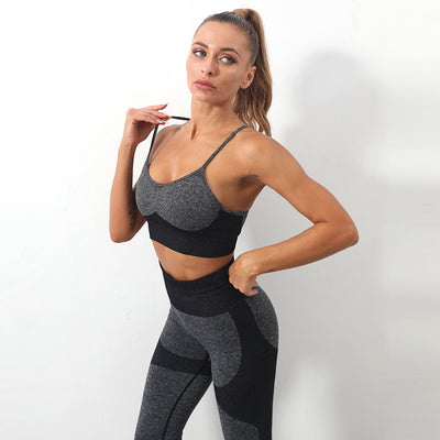 Sujetador Deportivo Tejido sin Costuras para Yoga y Fitness - Image 2