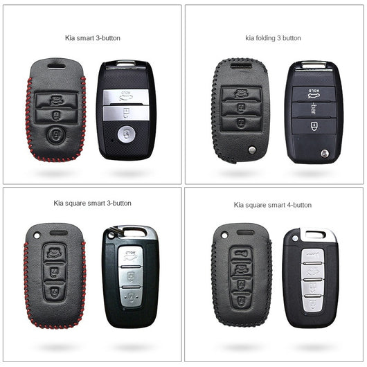 Funda de Cuero Genuino para Llaves del Auto - Image 3