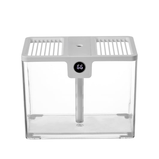 White rectangular humidifier with a gray handle and a digital display showing '86' on a white background. - Image 5