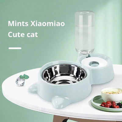 Fuente Automática de Agua y Comida para Gatos y Perros con Dispensador por Gravedad - Image 3
