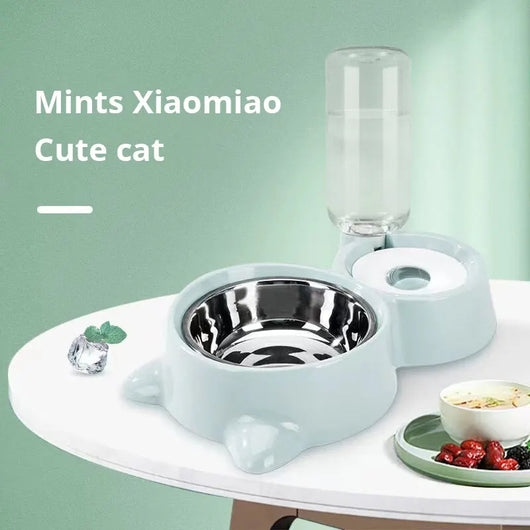 Fuente Automática de Agua y Comida para Gatos y Perros con Dispensador por Gravedad - Image 3