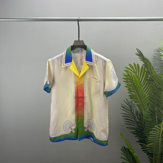 Camisa Casual de Verano para Hombre con Cuello Solapa y Manga Corta - Image 14