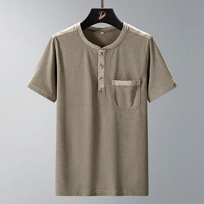 Camisa Slim Fit de Manga Corta para Hombre - Estilo Verano - Image 2