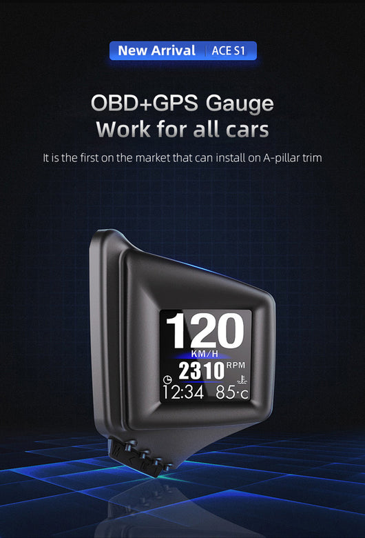 Pantalla HUD OBD GPS para Auto - Computadora de Conducción con Lector de Códigos - Image 18