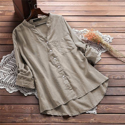 Blusa de moda con manga larga para mujer - Image 8