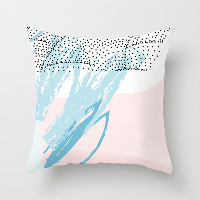 Funda de Almohada Geométrica Moderna en Poliéster Peachskin - Image 10