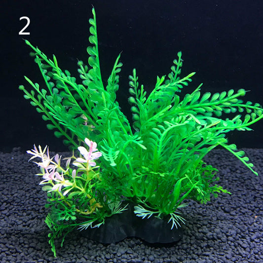 Plantas Acuáticas Artificiales para Acuarios - Decoración de Paisaje en Miniatura