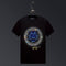 Camiseta Tigre Strass Talla Grande Hombre Manga Corta Algodón Verano
