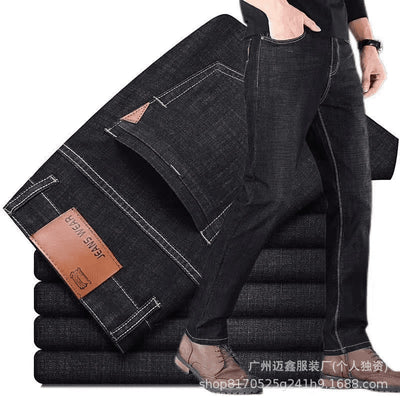 Jeans Hombre Corte Recto Cintura Media Holgado - Image 15