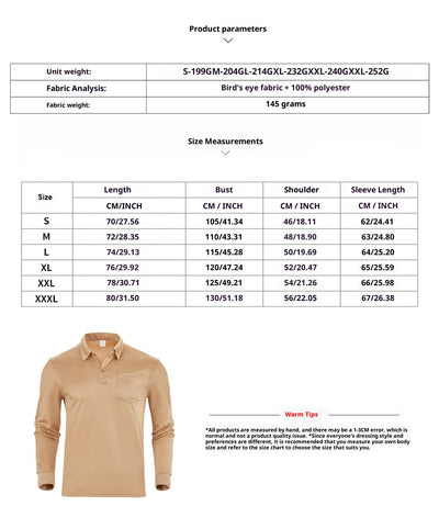 Camisa Suelta de Manga Larga en Color Sólido para Hombre - Image 10