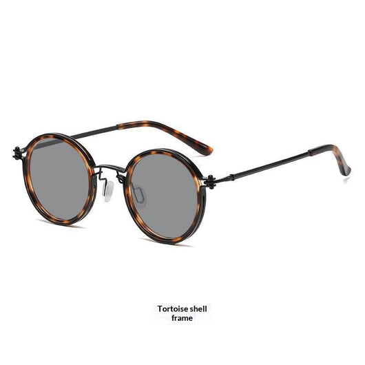Gafas de Sol Redondas Punk Metal para Hombre - Image 8