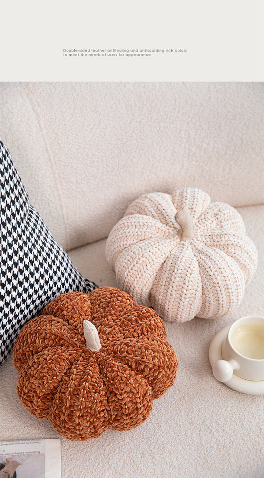Almohada Decorativa Sofá Pequeña con Diseño de Calabaza para Sala - Image 17