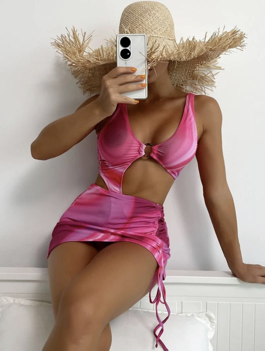 Bikini de Tres Piezas con Flecos para Mujer - Image 8