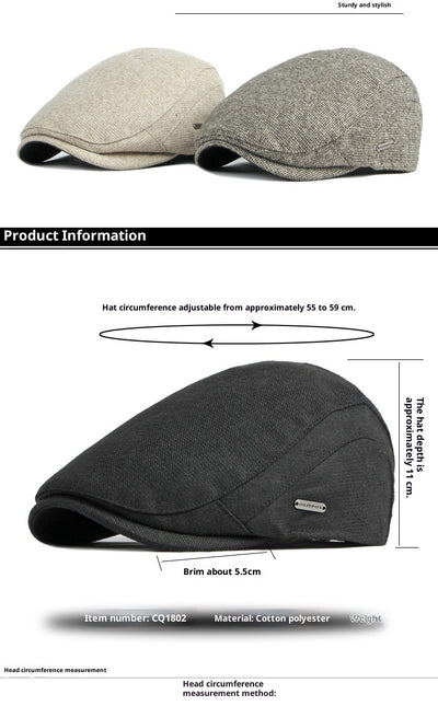 Boina Gruesa Cálida para Hombre - Versátil y Combinable - Image 13