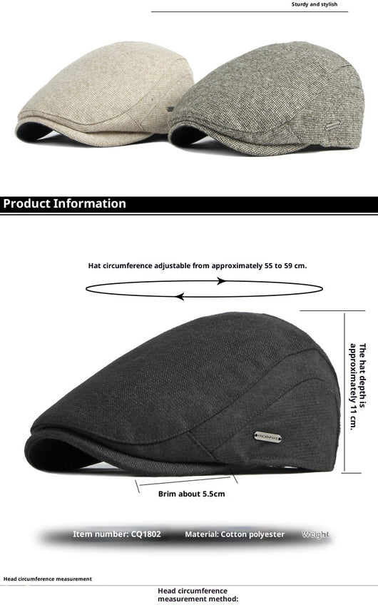 Boina Gruesa Cálida para Hombre - Versátil y Combinable - Image 13